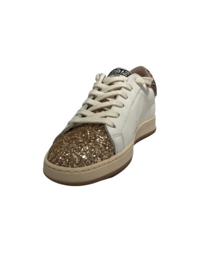 Scarpe 2B12 sneaker JRSuprime-91 pelle bianco/leo ZS25QB03