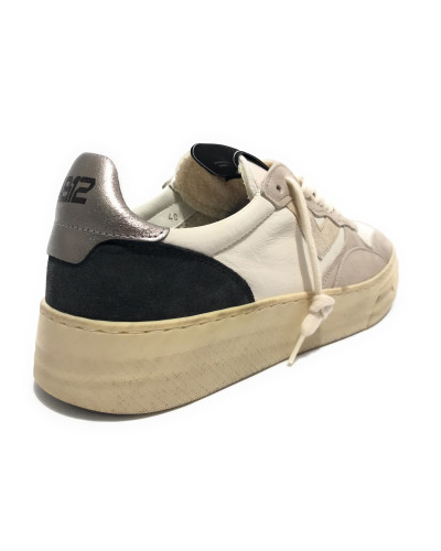Sneakers uomo 4B12 bianco/ grigio US25QB09 HYPER-U113