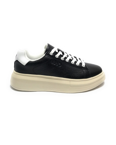 Scarpe uomo Liu-Jo sneaker Big 01 in pelle nero US25LJ02 7B5005 PX631