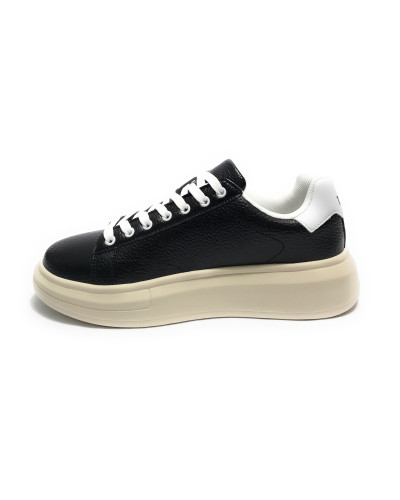 Scarpe uomo Liu-Jo sneaker Big 01 in pelle nero US25LJ02 7B5005 PX631