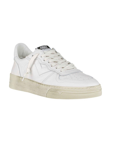 Scarpe donna 4B12 sneakers in pelle bianco DS25QB11 HYPER-U942