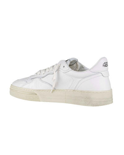 Scarpe donna 4B12 sneakers in pelle bianco DS25QB11 HYPER-U942