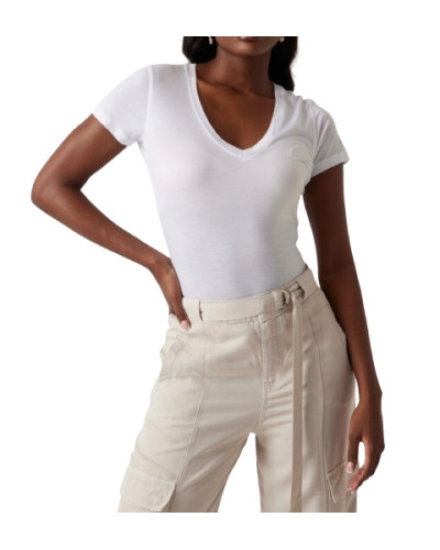 T-shirt donna Guess bianco ES25GU81 W5GP31KCSX2