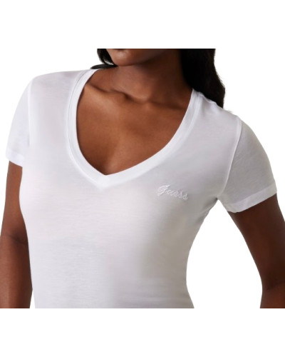 T-shirt donna Guess bianco ES25GU81 W5GP31KCSX2