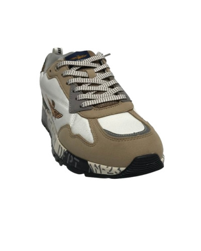 Sneaker Aeronautica Militare bianco/ beige US25AR05 251SC276CT332