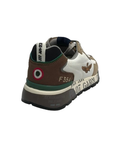 Sneaker Aeronautica Militare bianco/ beige US25AR05 251SC276CT332