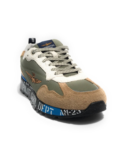 Sneaker Aeronautica Militare green/ beige US25AR04 251SC276CT3546