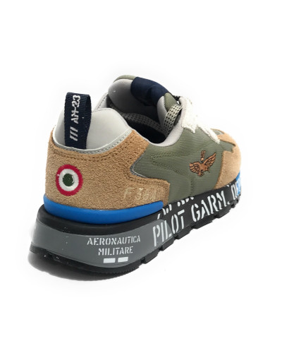 Sneaker Aeronautica Militare green/ beige US25AR04 251SC276CT3546