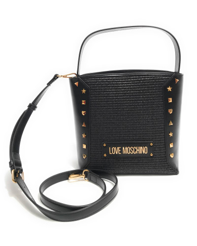 Borsa Love Moschino ecopelle/ rafia nero BS25MO76 JC4275PP0MKW100A