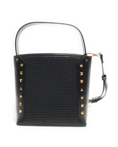 Borsa Love Moschino ecopelle/ rafia nero BS25MO76 JC4275PP0MKW100A