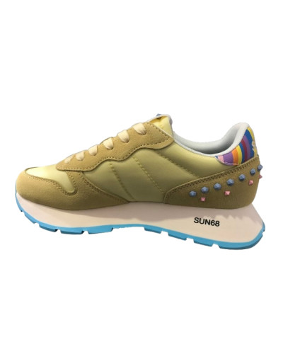 Sneaker Sun68 Ally studs giallo limone DS25SU16 Z35206