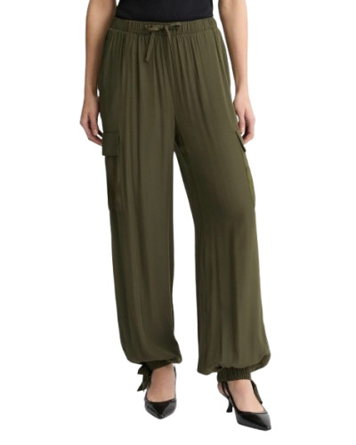 Pantalone Liu Jo donna cargo verde ES25LJ04 VA5165 T292