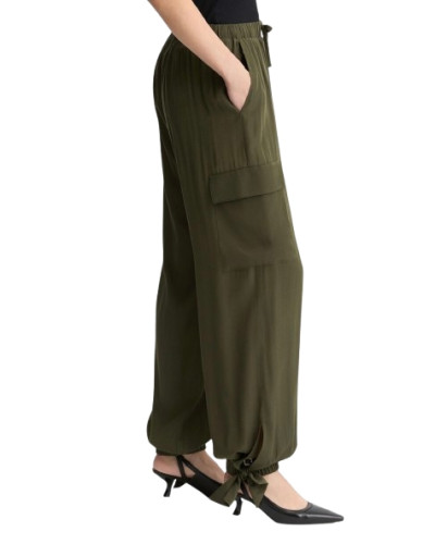 Pantalone Liu Jo donna cargo verde ES25LJ04 VA5165 T292