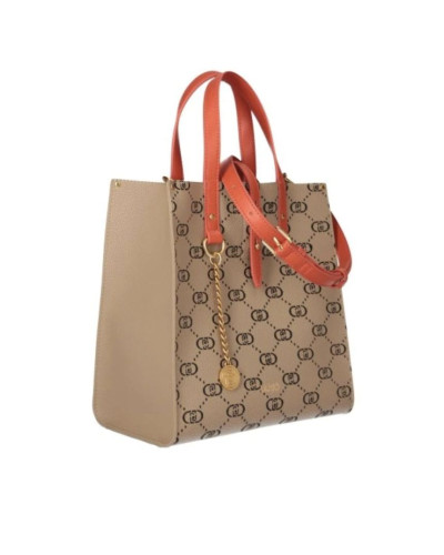 Borsa donna Liu-jo Doba Tote S natural blac BS25LJ92 AA5026 E0053