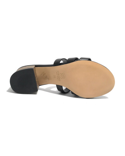 Sandalo donna Borbonese TC 50 black/ OP natural DS25BO01 91040016