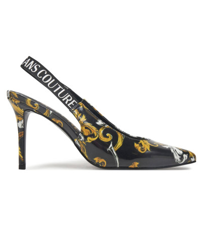 Scarpe donna Versace Jeans Couture slingback nero DS25VE06 78VA3S52