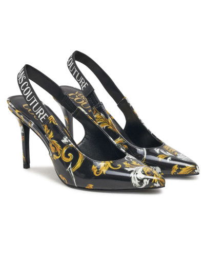 Scarpe donna Versace Jeans Couture slingback nero DS25VE06 78VA3S52