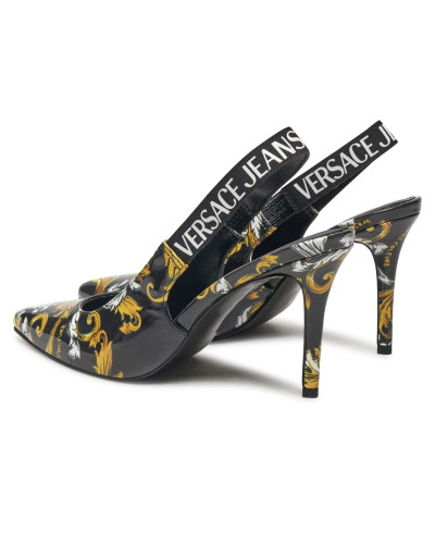 Scarpe donna Versace Jeans Couture slingback nero DS25VE06 78VA3S52