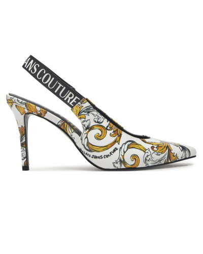 Scarpe donna Versace Jeans Couture slingback bianco DS25VE07 78VA3S52