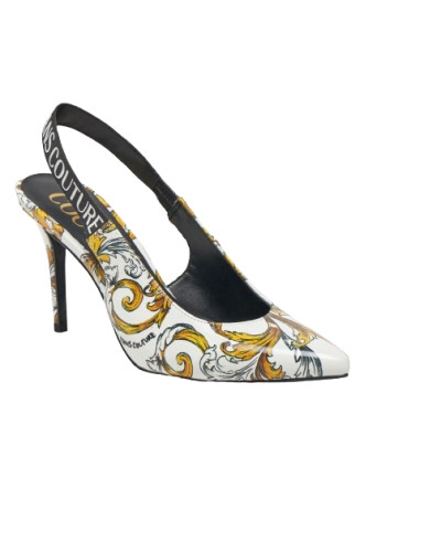 Scarpe donna Versace Jeans Couture slingback bianco DS25VE07 78VA3S52