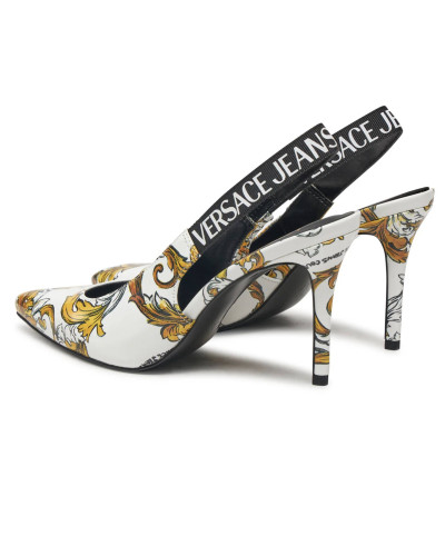 Scarpe donna Versace Jeans Couture slingback bianco DS25VE07 78VA3S52