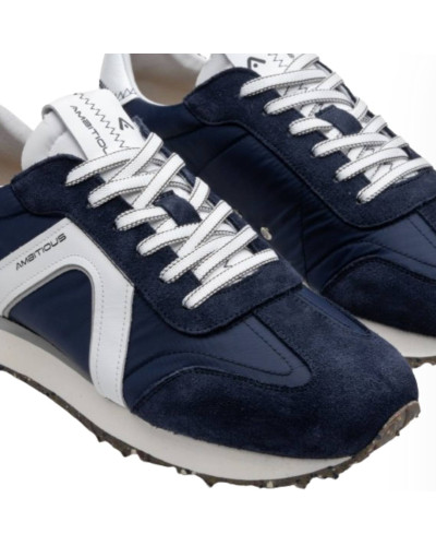 Scarpe uomo Ambitious 11538 sneaker running navy blue US24AM02