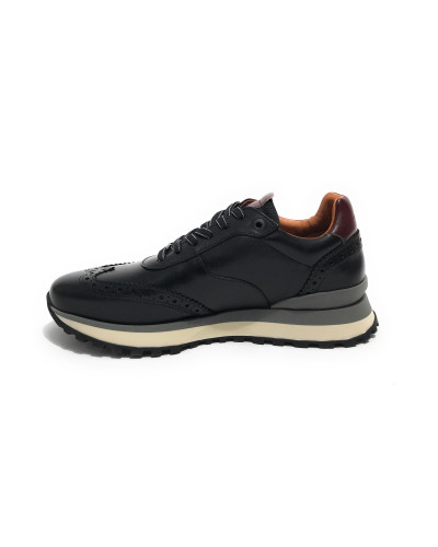 Scarpe uomo Ambitious sneaker pelle black U25AM01 13139-6330AM