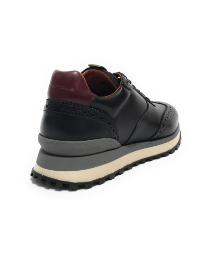 Scarpe uomo Ambitious sneaker pelle black U25AM01 13139-6330AM