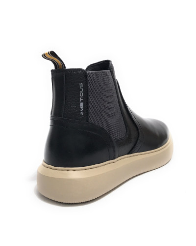 Stivaletto beatles uomo Ambitious in pelle black U25AM10 13522-4848AM