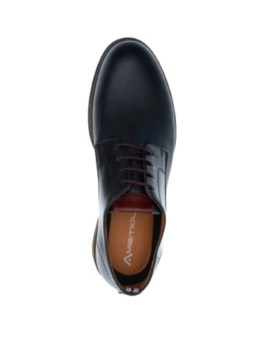 Scarpe uomo Ambitious 11465A francesina stringata in pelle antracite US24AM07