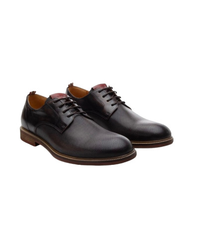 Scarpe uomo Ambitious 11465A francesina stringata in pelle dark brown US24AM08