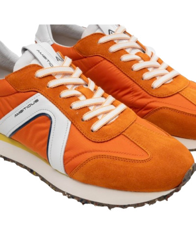 Scarpe uomo Ambitious 11538 sneaker running orange US24AM12