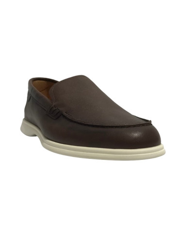Scarpe uomo Ambitious 13471A mocassino in pelle testa di moro US24AM10