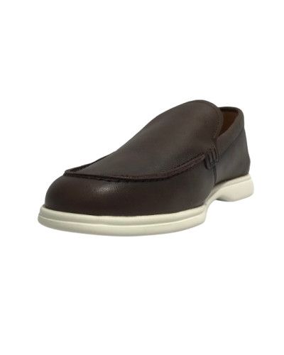 Scarpe uomo Ambitious 13471A mocassino in pelle testa di moro US24AM10