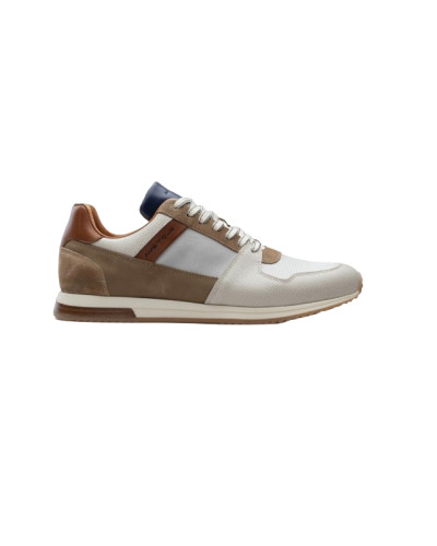 Scarpe uomo Ambitious 11240 sneaker running grey/ white/ camel US24AM09