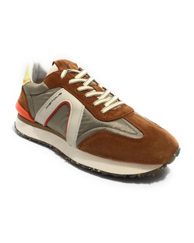 Scarpe uomo Ambitious 11538 sneaker running camel / taupe US23AM17