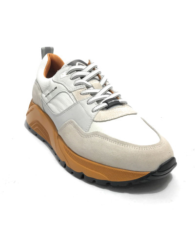 Scarpe uomo Ambitious sneaker pelle scamosciata offwhite U25AM11 13395A-1356AM