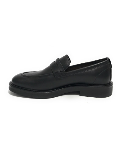 Scarpe uomo Ambitious 12306 mocassino in pelle nero U24AM04