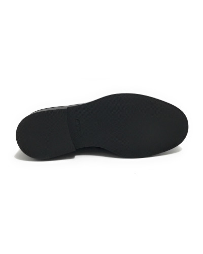 Scarpe uomo Ambitious 12306 mocassino in pelle nero U24AM04