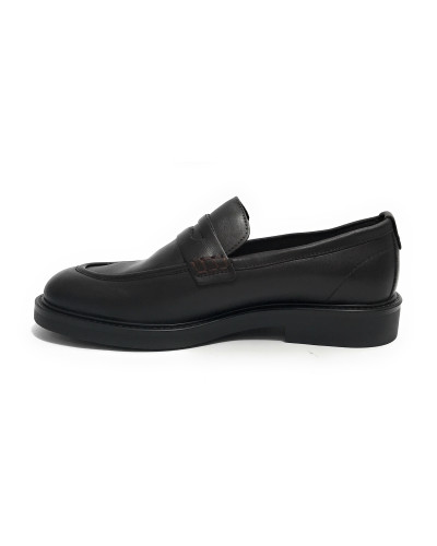 Scarpe uomo Ambitious 12306 mocassino in pelle testa di moro U24AM06