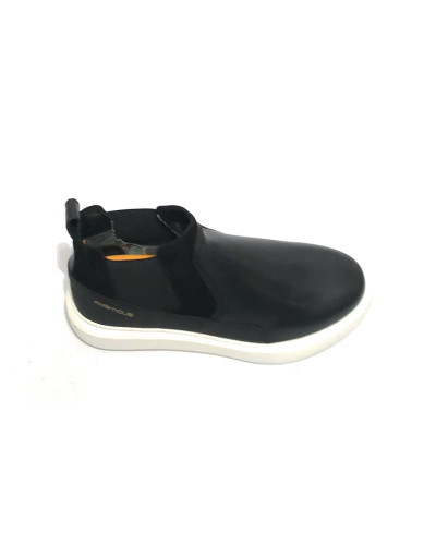 Scarpe uomo Ambitious sneaker 11799 slip-on in pelle scamosciata black U23AM08