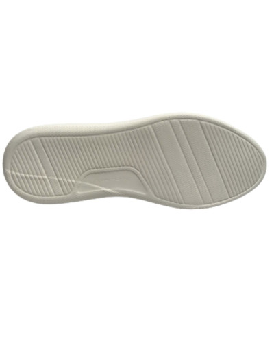 Scarpe uomo Ambitious 11677 sneakers in pelle bianco/ nero fondo alto US23AM02