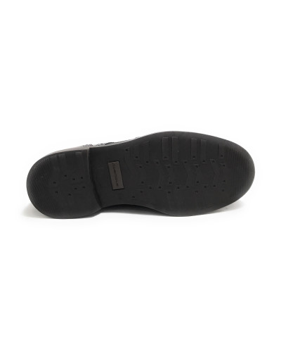 Scarpe uomo Ambitious francesina stringata in pelle navy combi U25AM09 12391C-6553AM