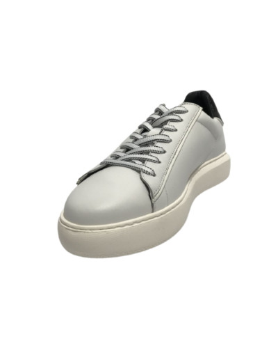 Scarpe uomo Ambitious 11677D sneaker bianco/ nero U24AM15