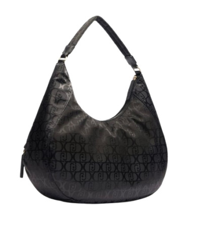 Borsa donna Liu-jo hobo L tessuto jacquard nero BS25LJ124 TA5245 T2801