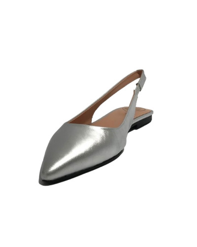 Sandalo donna slingback Love Moschino silver DS25MO09 JA11021
