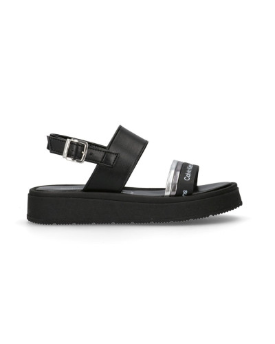Sandalo Calvin Klein Jeans nero/ argento DS25CK01 V4A2-82053-0371X506