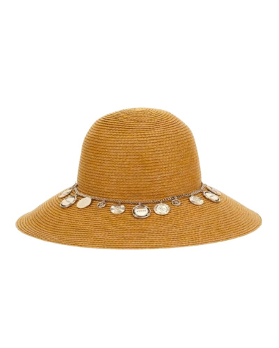 Cappello donna Guess a tesa larga beige CS25GU31 AW5290NYL01