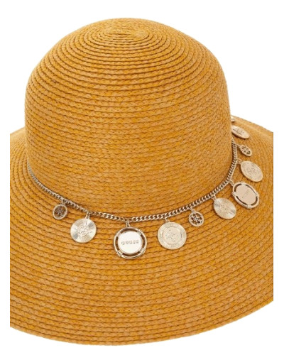 Cappello donna Guess a tesa larga beige CS25GU31 AW5290NYL01
