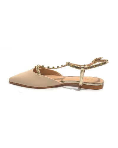Scarpe donna sandalo Gold&gold ecopelle nude DS25GG06 GD245